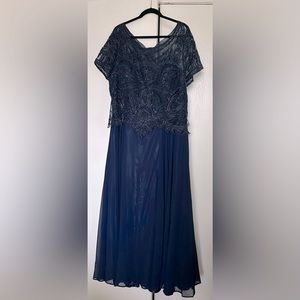 Navy Mother of the Bride Bridesmaid Dress